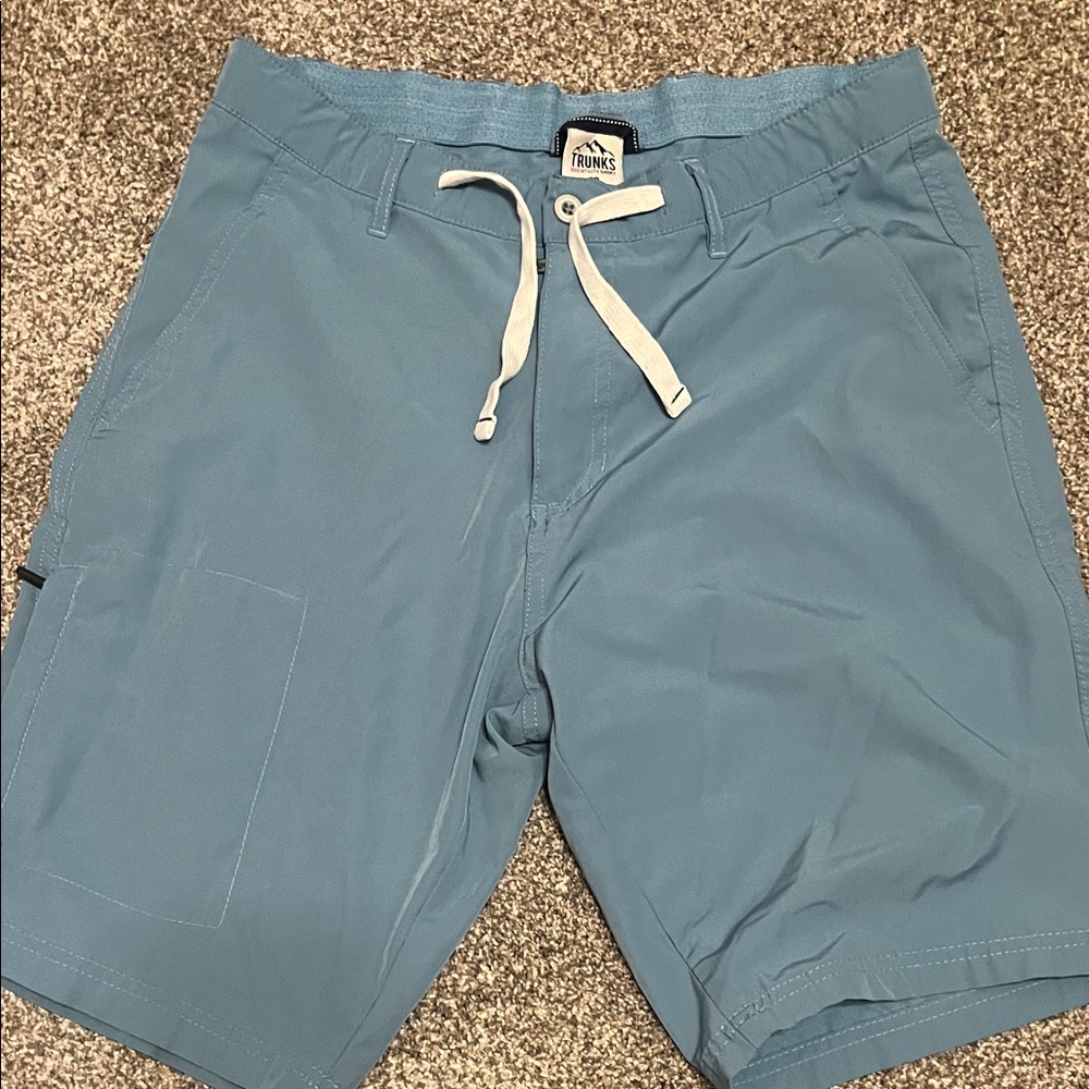 Trunks Men's Blue Hybrid Shorts size 30